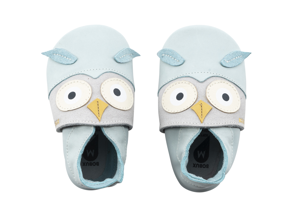 Bobux - Soft Sole Hootie Seafoam