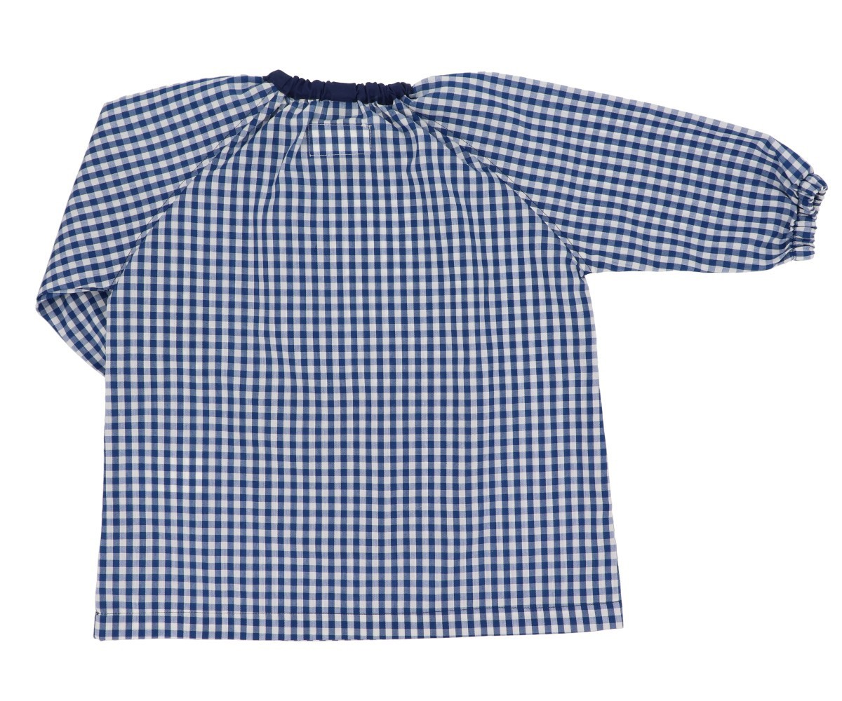 Overalls – Anpassbare Vichy-Schürze mit Mitteltasche