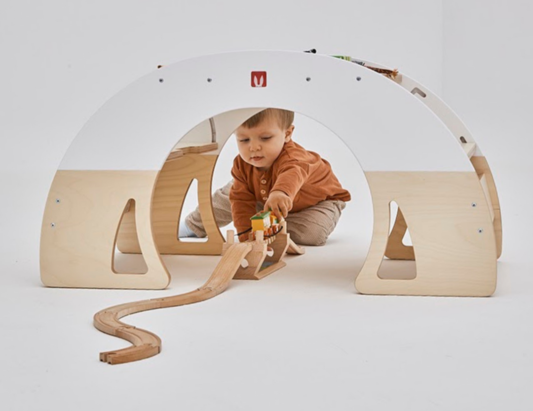 Bianconiglio kids - Dondo Tavolo + futon