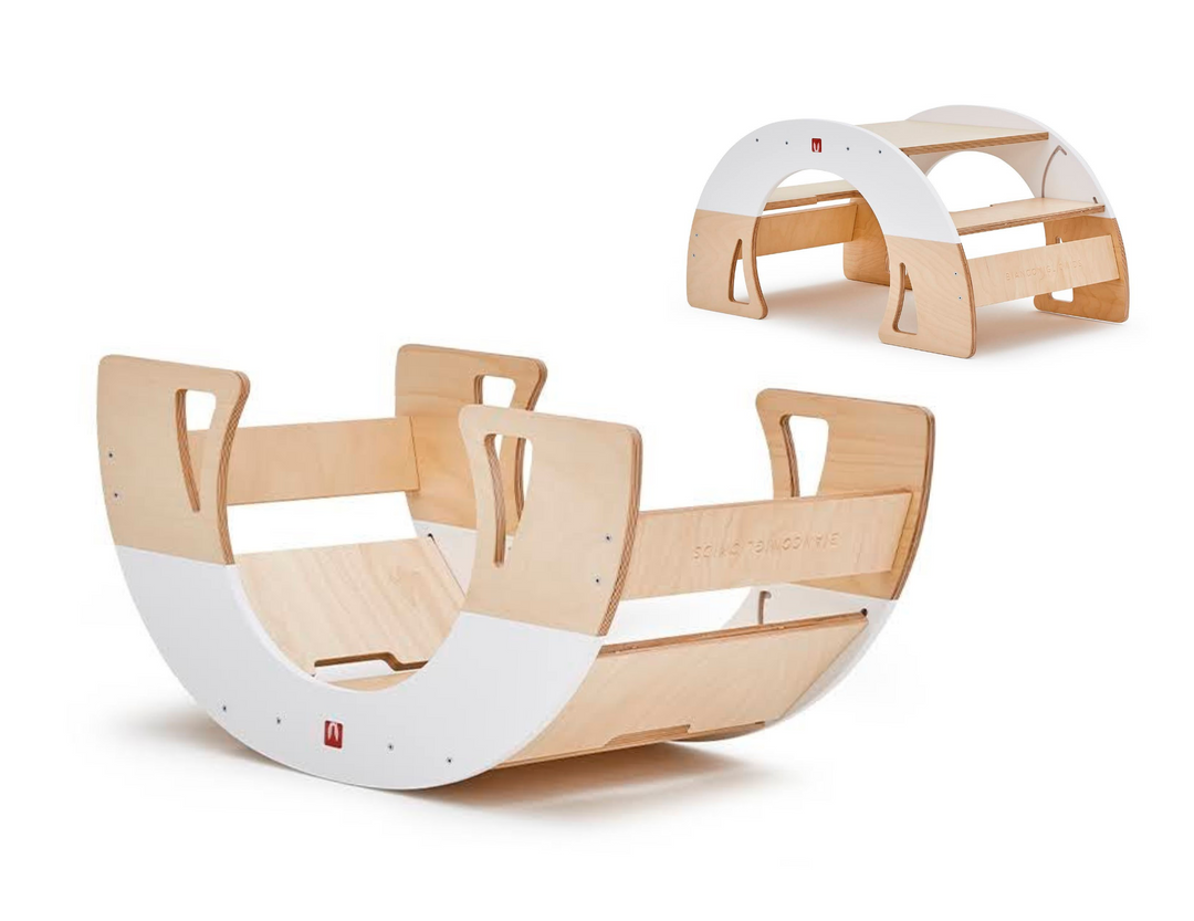 Bianconiglio kids - Dondo Tavolo + futon