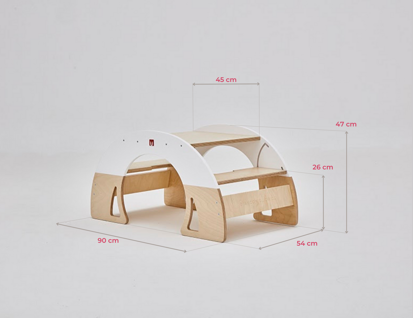 Bianconiglio kids - Dondo Tavolo + futon