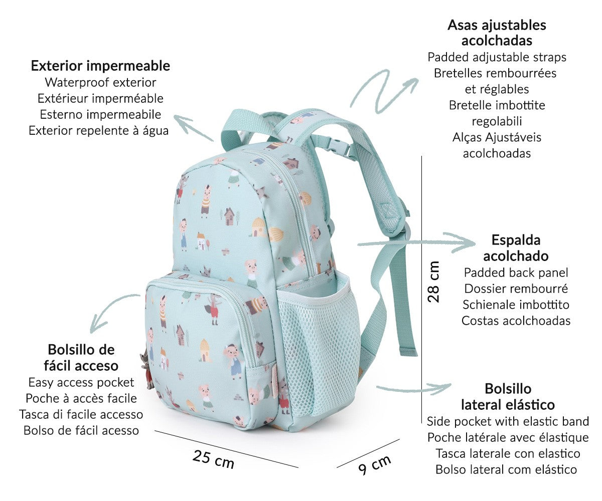 Kit Asilo Personalizzato Three Little Pigs