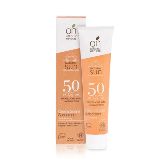 Officina Naturae - Crema Solare SPF 50 - viso e corpo - 75 ml
