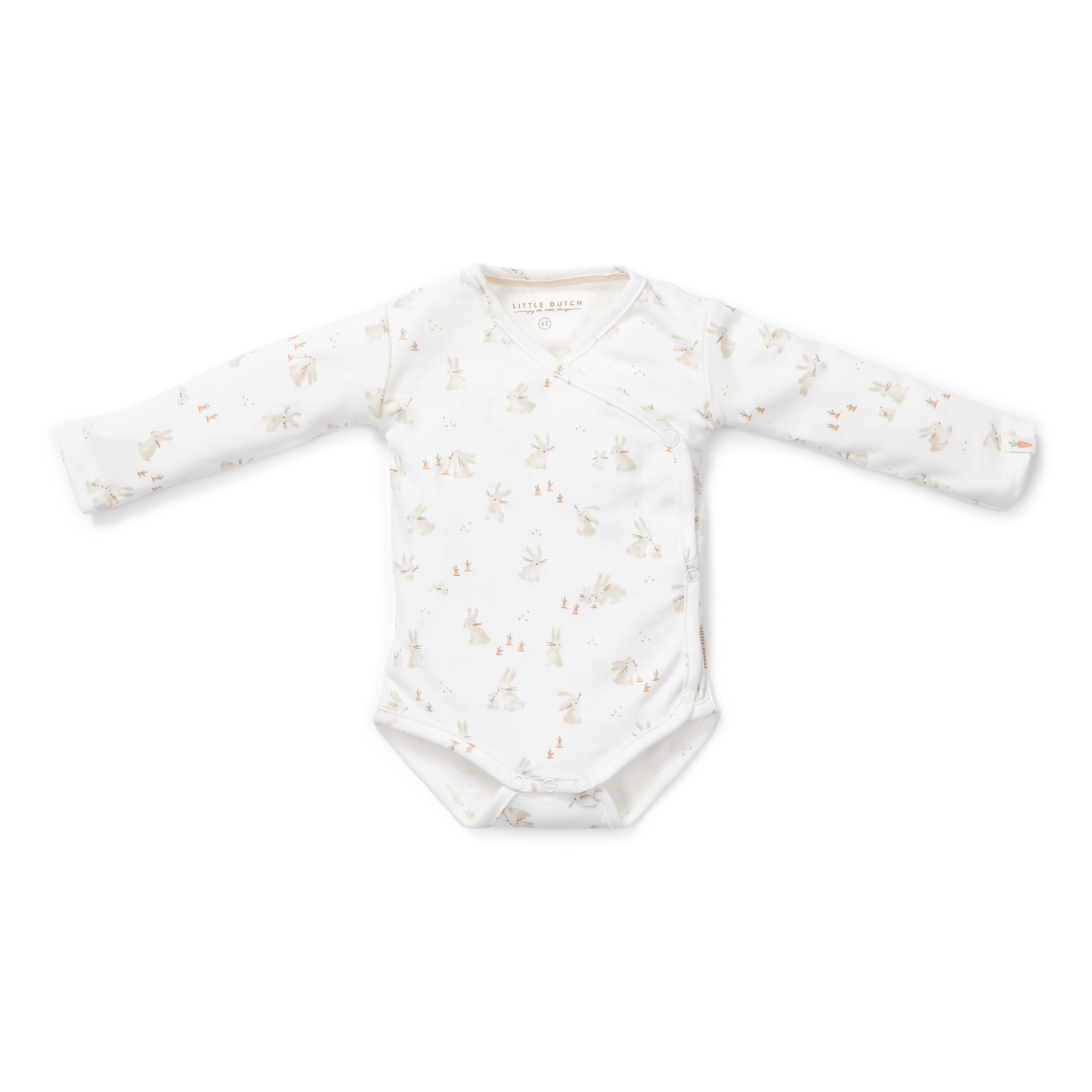 Little Dutch - Body Kimono Manica Lunga - Off White Bunny