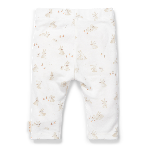 Little Dutch - Pantalone Off White Bunny