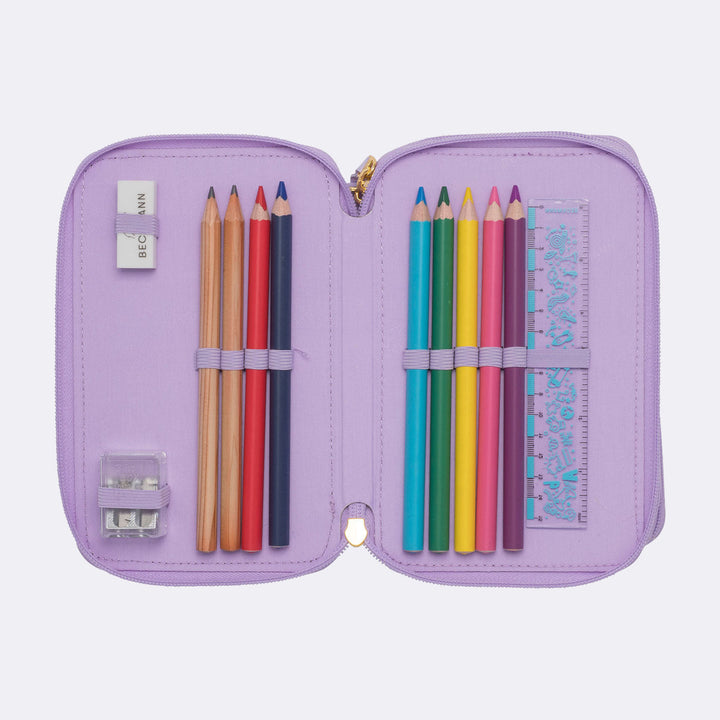 Beckmann - Astuccio 3 Scomparti Unicorno