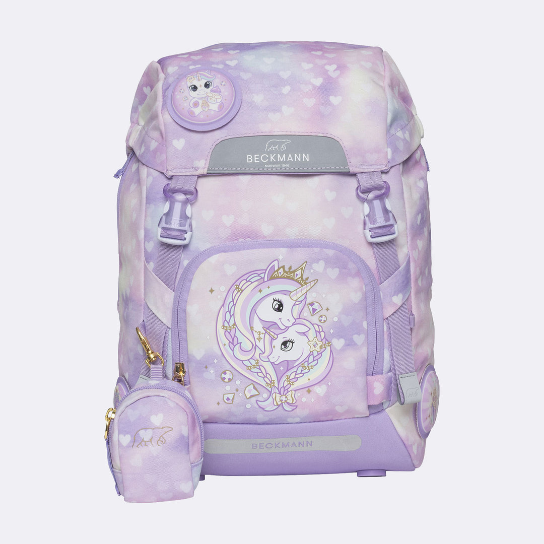 Beckmann - Zaino Scuola Classic, Unicorno - 22L