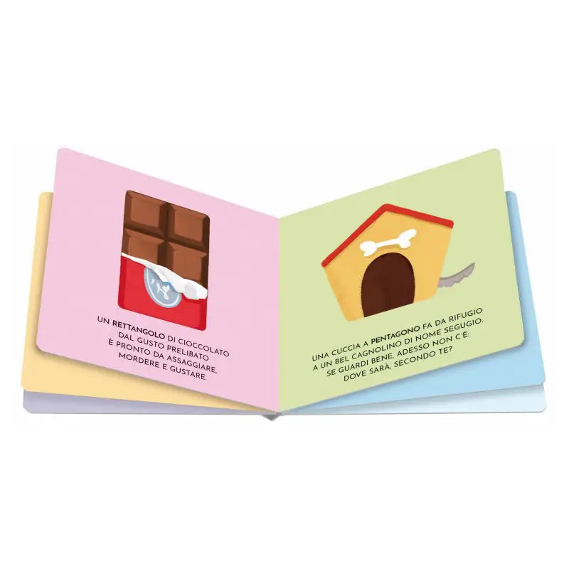 Sassi Junior - Cubo delle forme - giochi in legno + libro