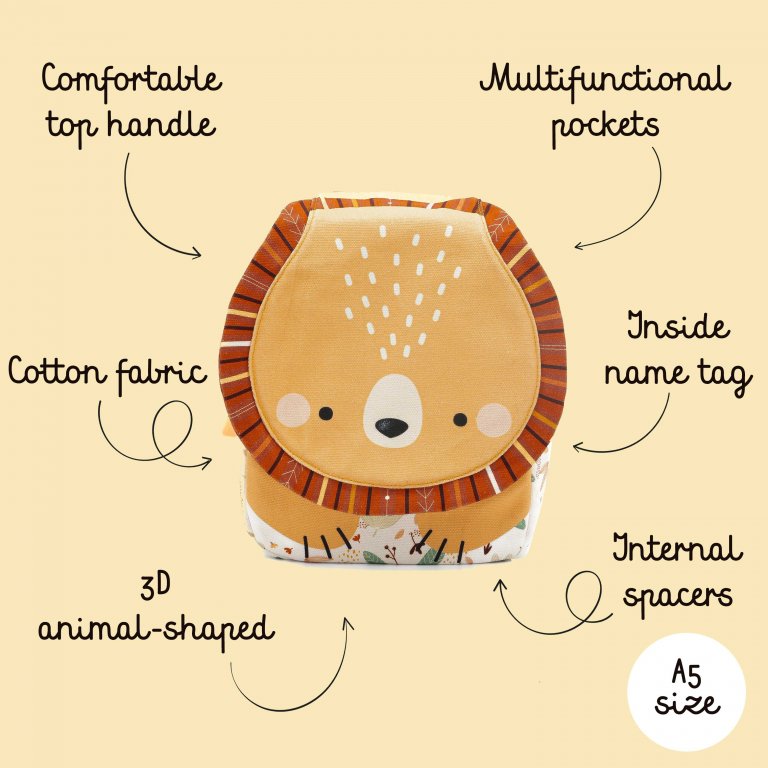 Sassi Junior - Zaino mini A5 - Leone Chompy
