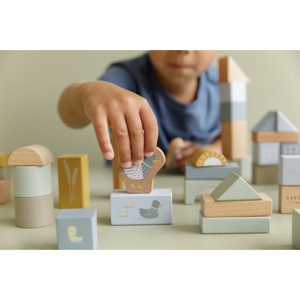 Little Dutch - Blocchi di costruzioni Blu - Nani&S di Enza Tramontana