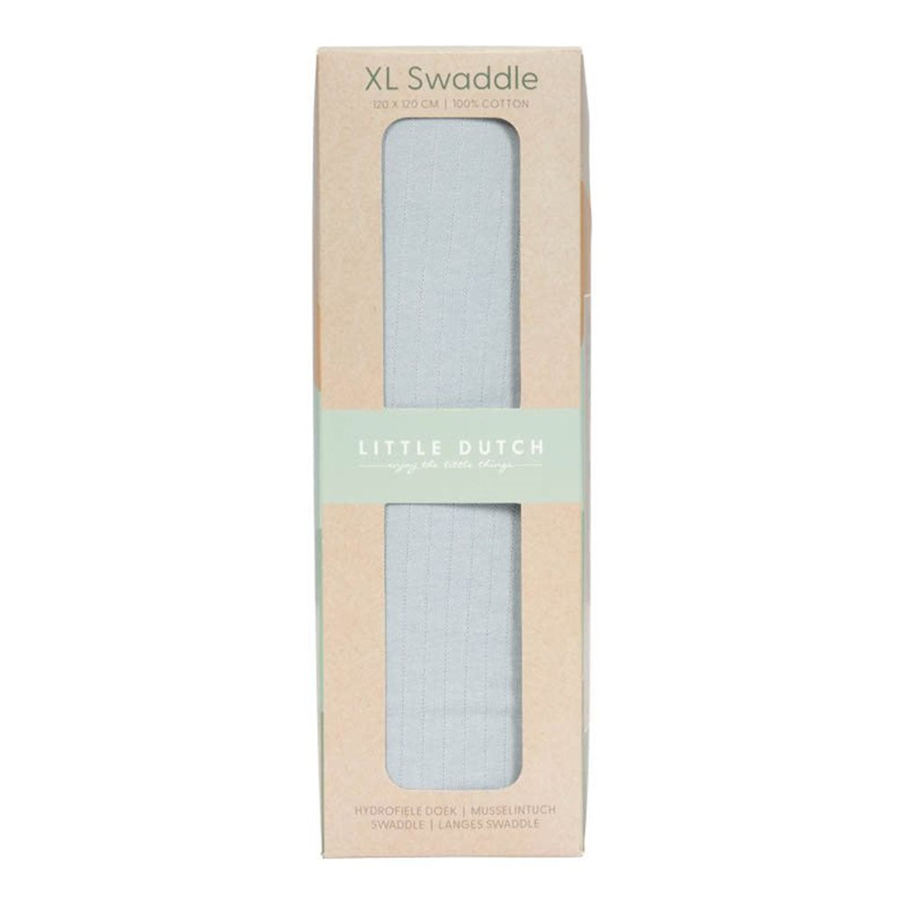 Little Dutch - Mussole 120x120 Pure soft Blue