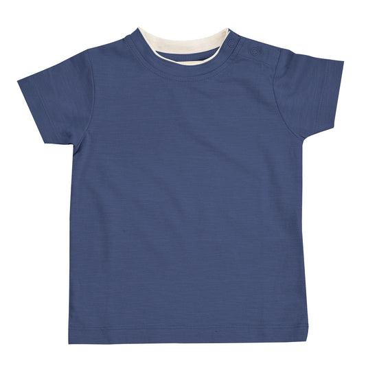 Pigeon Organic- T-shirt Blu - Nani&S di Enza Tramontana