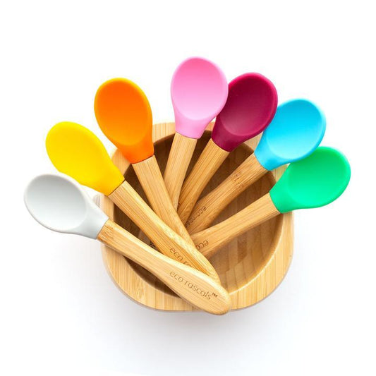 Set cucchiai in bambù e silicone Ecorascals - Nani&S di Enza Tramontana