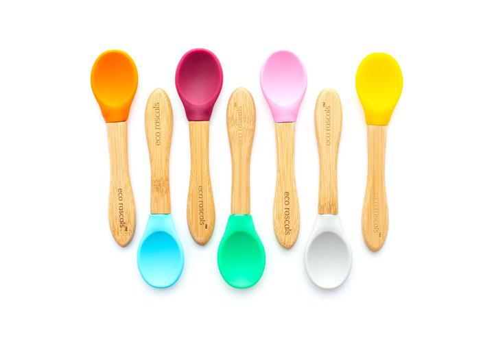 Set cucchiai in bambù e silicone Ecorascals - Nani&S di Enza Tramontana