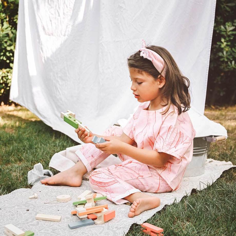 MimOOkids-Pantaloni pinkalmonds - Nani&S di Enza Tramontana