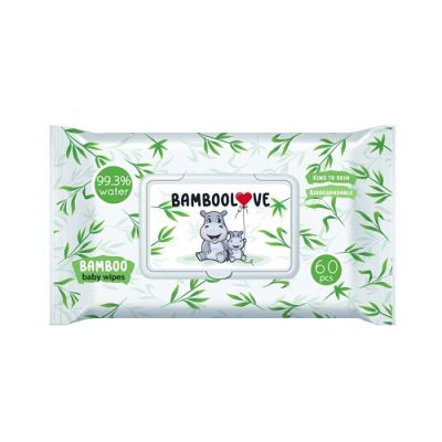 BAMBOOLOVE - Salviettine in bambù 60pz
