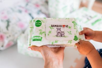 BAMBOOLOVE - Salviettine in bambù 60pz