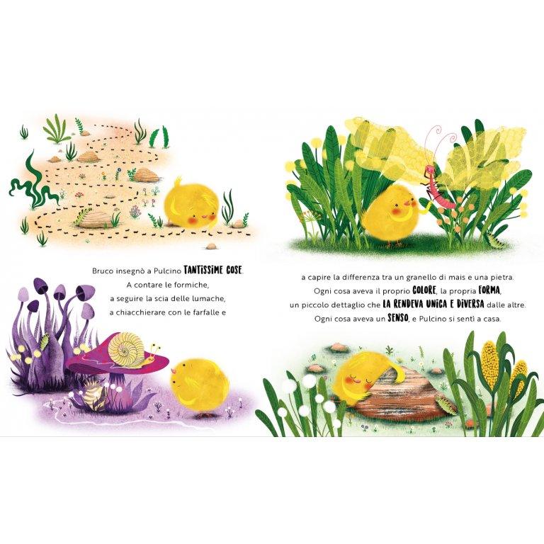 Una felicità da pulcino - libro illustrato e intagliato - Nani&S di Enza Tramontana