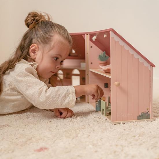 Little Dutch – Tragbares Puppenhaus aus Holz 