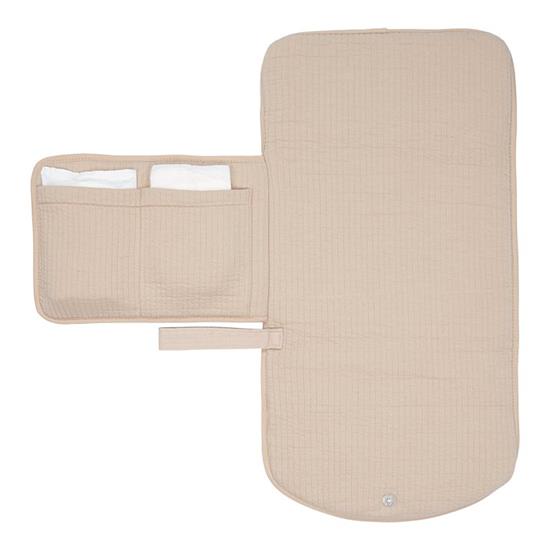 Fasciatoio da viaggio in cotone organico Pure Beige