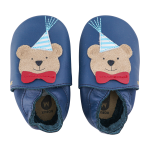 Bobux - Soft Sol Party Bear Navy