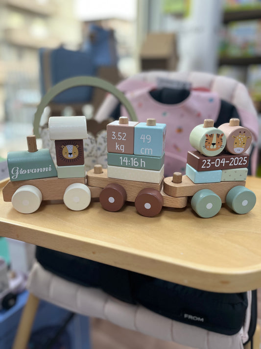 Trenino personalizzato per Alice