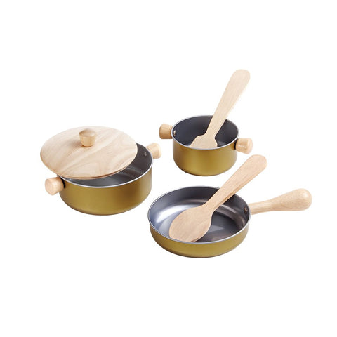 Plan Toys - Set di utensili da cucina