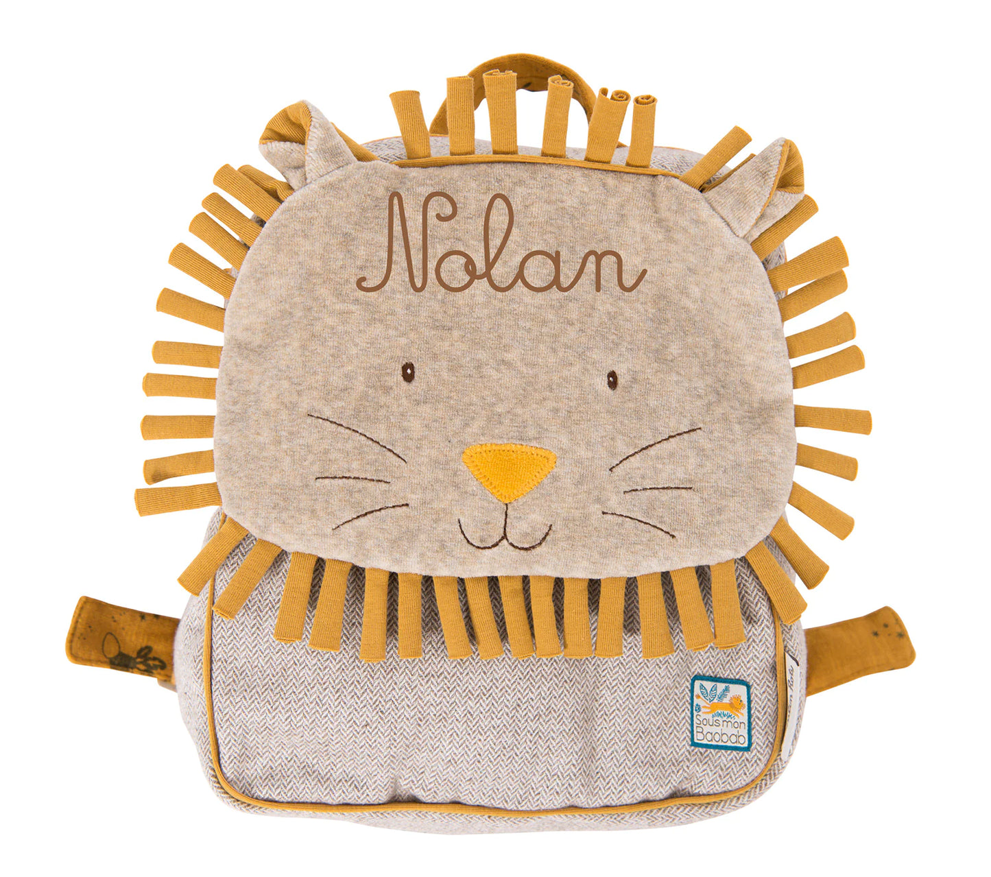 Moulin Roty - Weicher Rucksack Leone Paprika