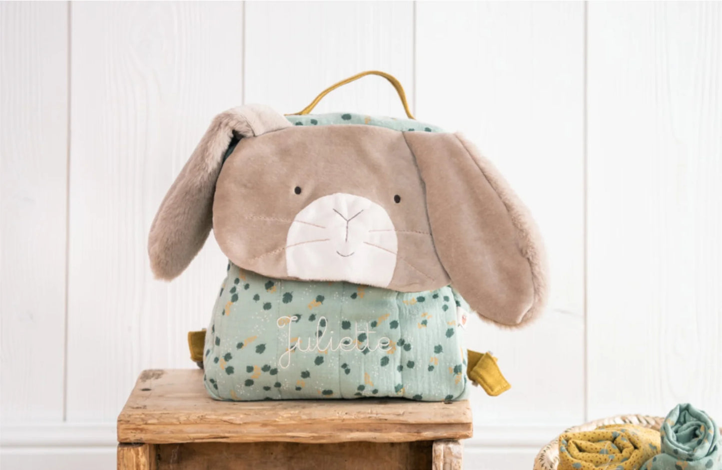 Moulin Roty – Weicher Kaninchenrucksack
