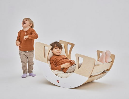 Bianconiglio kids - Dondo Tavolo + futon