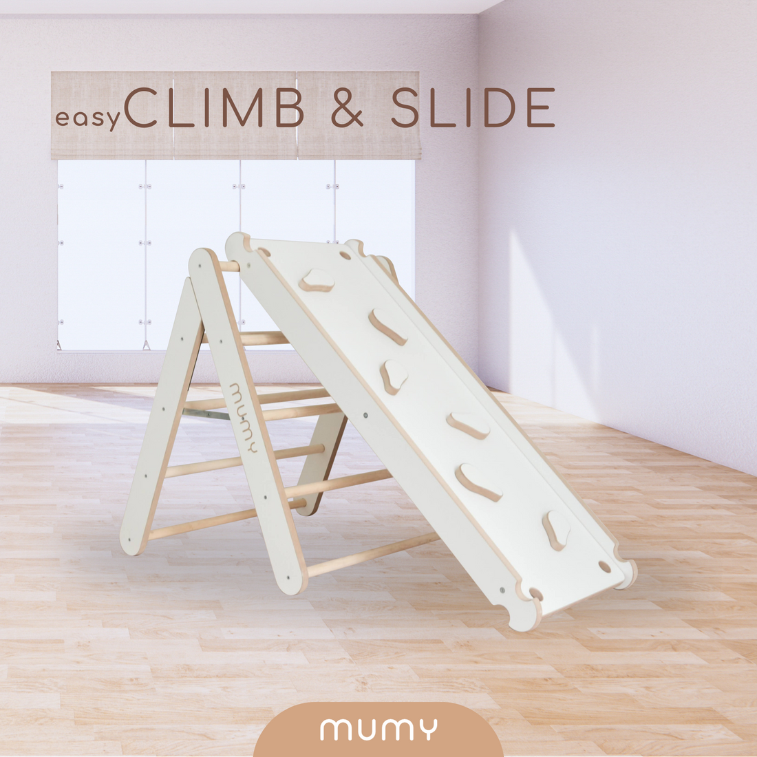 Mumy -Scivolo e arrampicata per il Triangolo di Pikler richiudibile