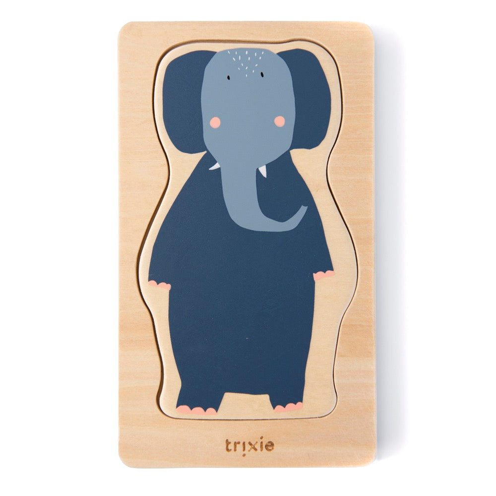 Trixie - Puzzle - animale in legno a 4 strati