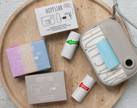 Hoppstar – Künstlerkamera-Papierrollen (1 Packung, 3 Rollen)