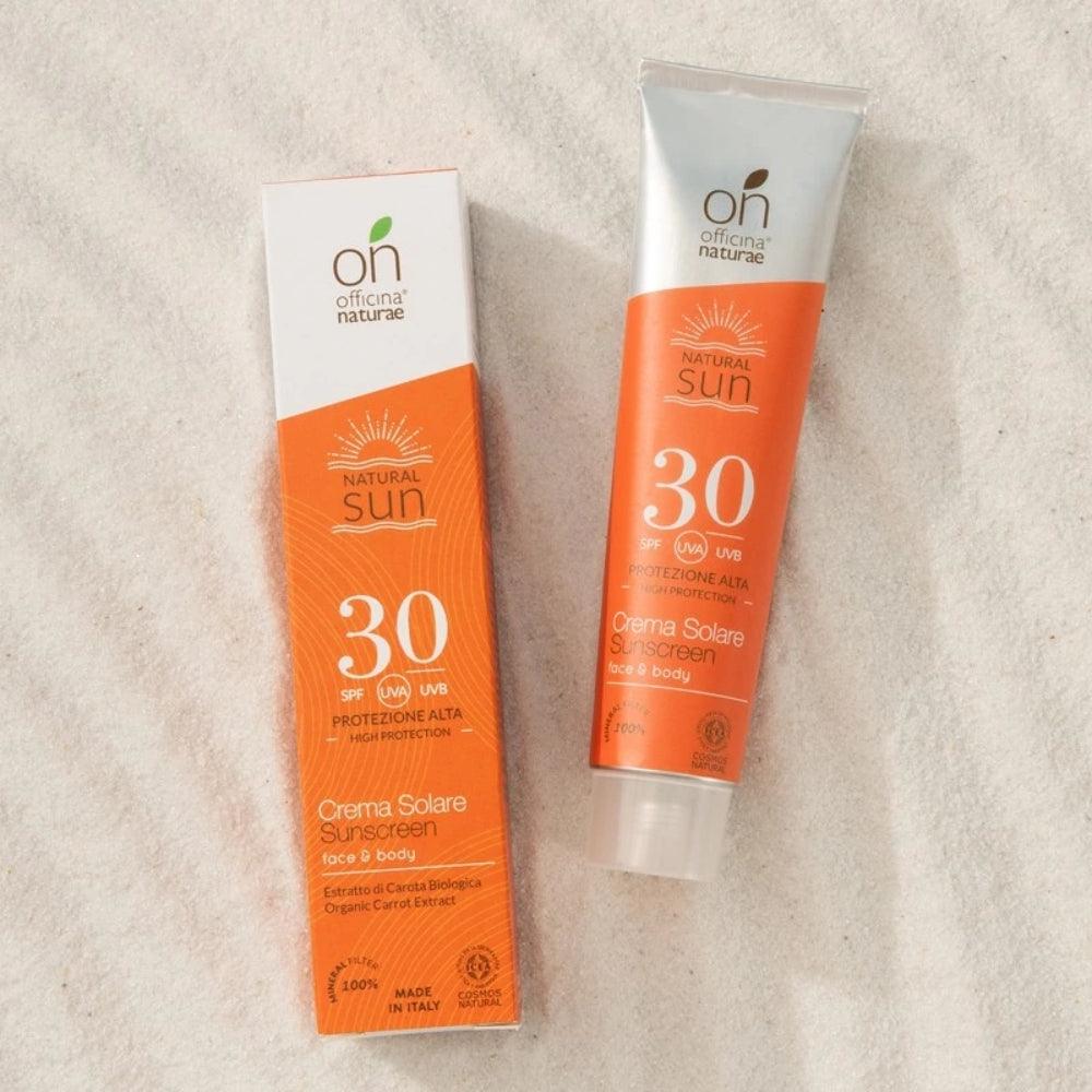 Officina Naturae - Crema Solare SPF 30 - viso e corpo - 75 ml