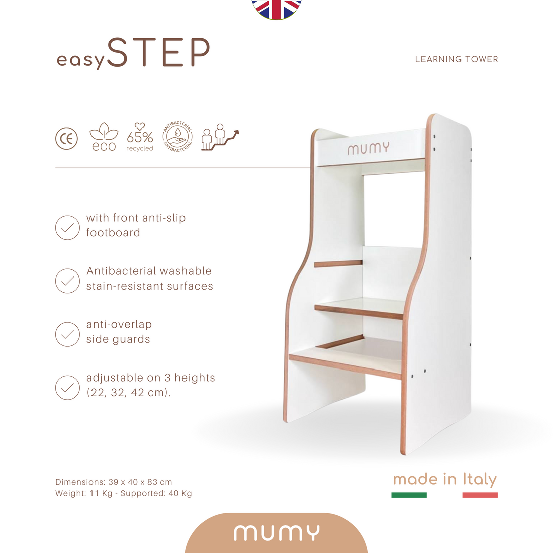 Mumy - Torre d'apprendimento EasyStep