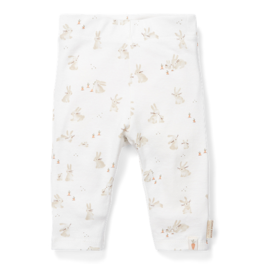 Little Dutch - Pantalone Off White Bunny