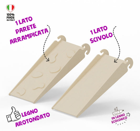 Tuco Toys - Scivolo e arrampicata per Triangolo di Pikler o Balance&Bridge