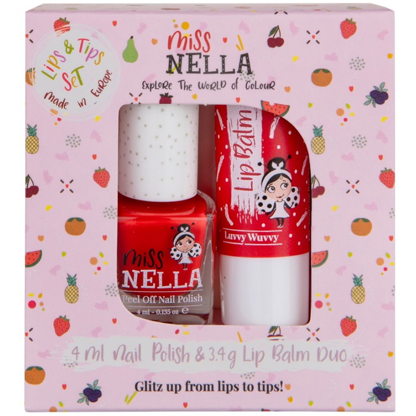 Miss Nella - Set Duo - Smalto + Balsamo labbra