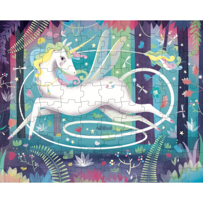 Unicorno - Libro e Puzzle 100 Pezzi