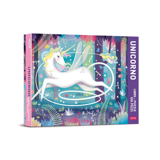 Unicorno - Libro e Puzzle 100 Pezzi