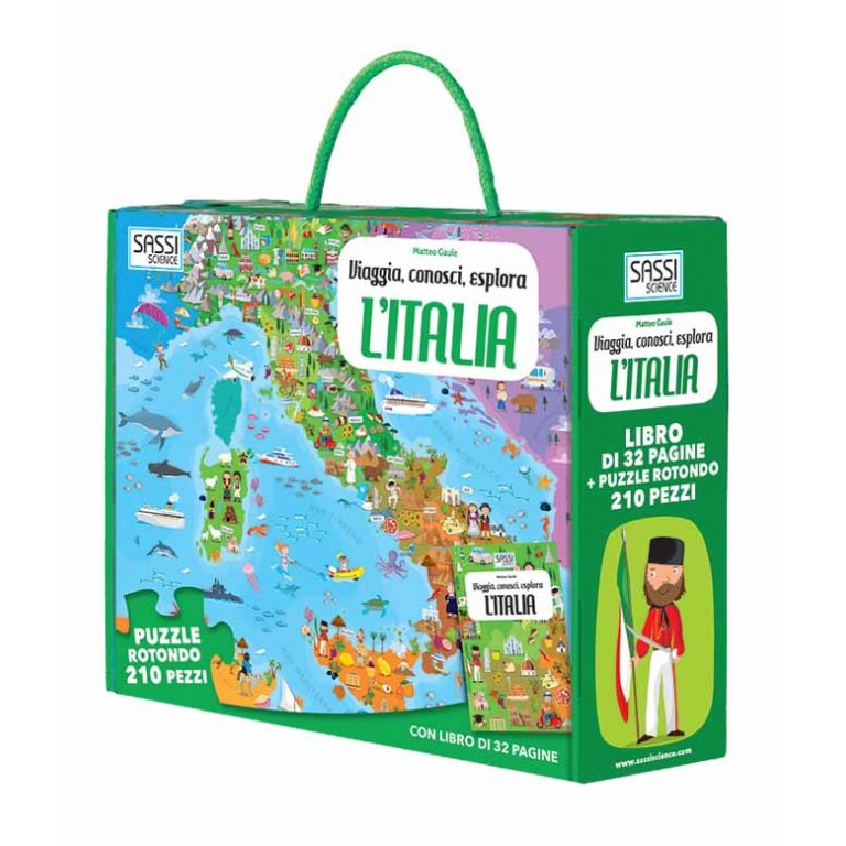 Reisen, lernen, erkunden: Italien – Buch und Puzzle 210 Teile