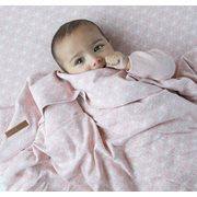 Set Copripiumino Lettino 110x140cm Lily Leaves Pink - Nani&S di Enza Tramontana
