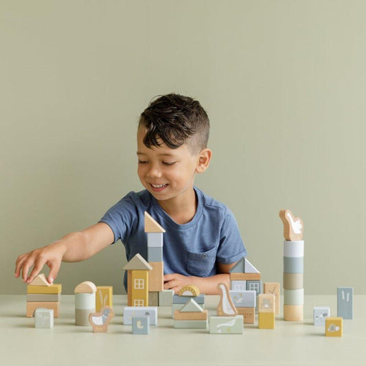 Little Dutch - Blocchi di costruzioni Blu - Nani&S di Enza Tramontana