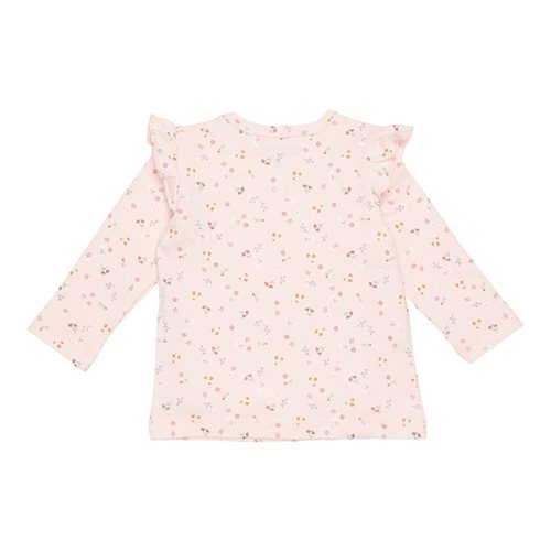 Little Dutch „Pink Flowers“ Langarm-T-Shirt 50/56