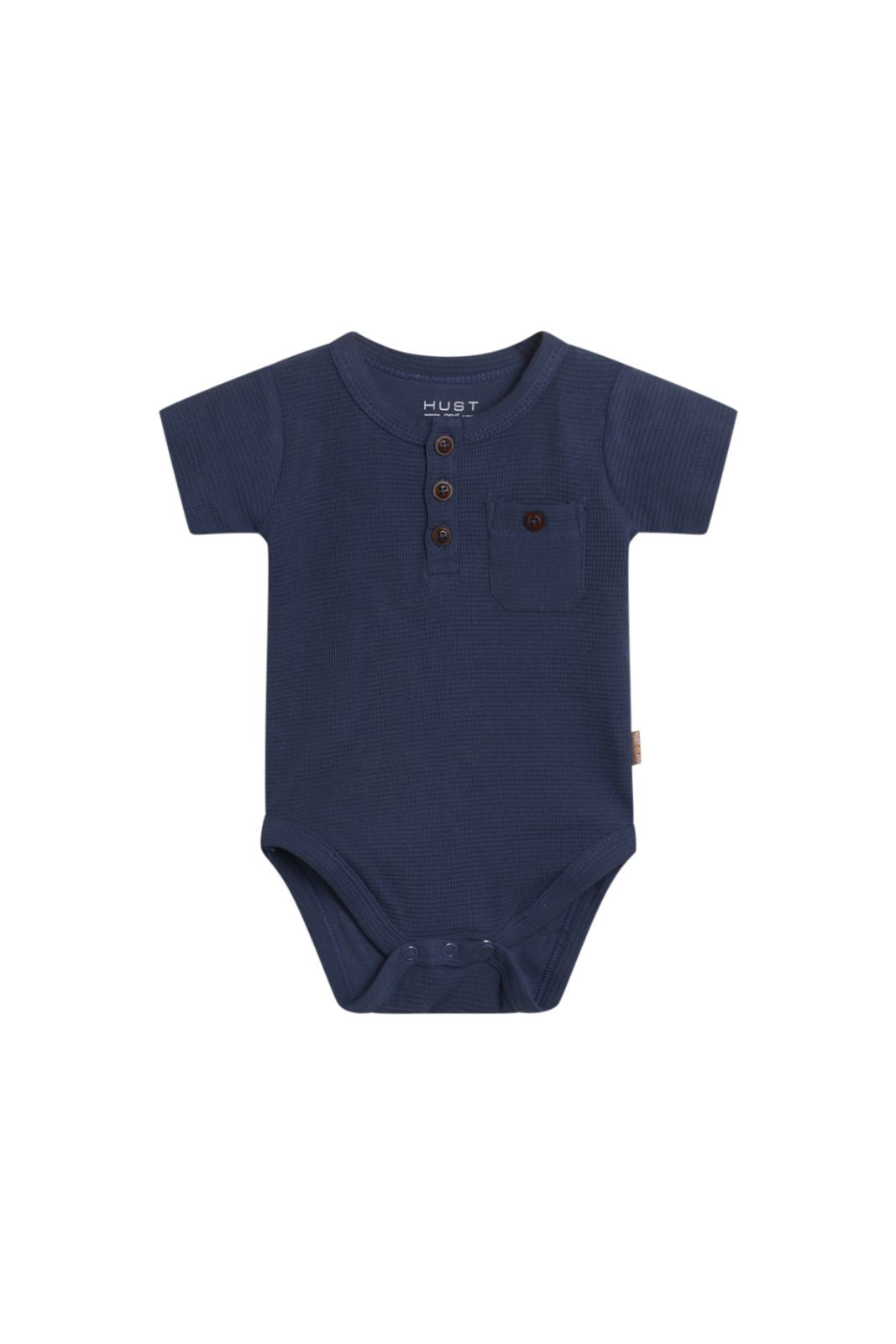Hust&amp;Claire - BENJAMIN Blauer Kurzarm-Body - 56
