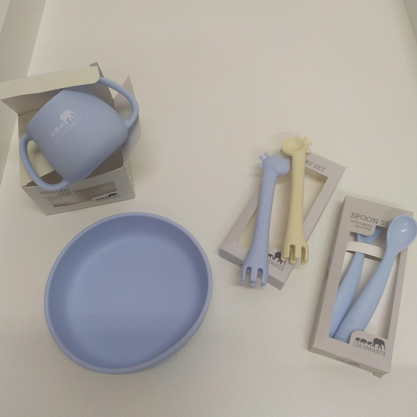 Les Enfats - Set pappa in silicone Blu - Nani&S di Enza Tramontana