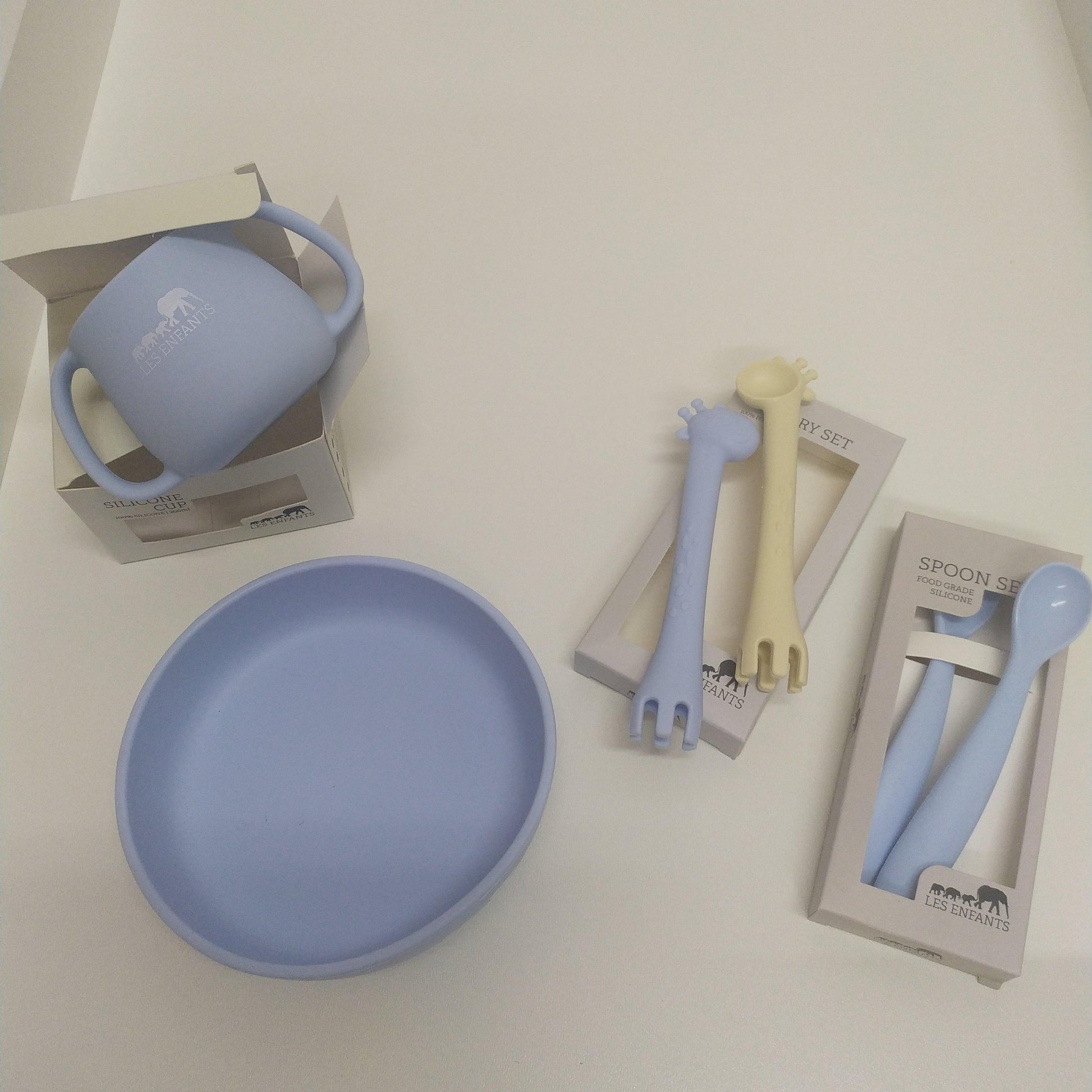 Les Enfats - Set pappa in silicone Blu - Nani&S di Enza Tramontana