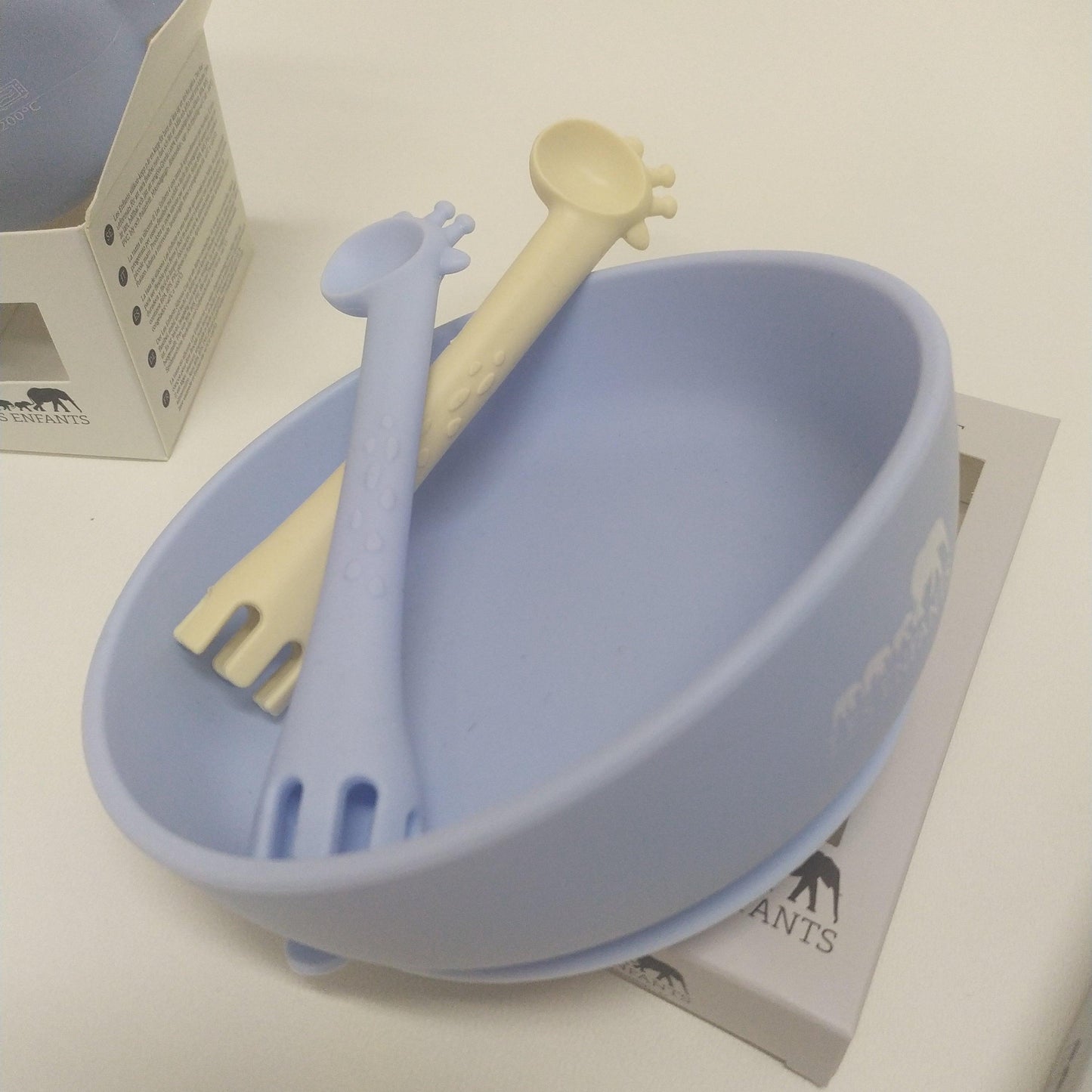 Les Enfats - Set pappa in silicone Blu - Nani&S di Enza Tramontana