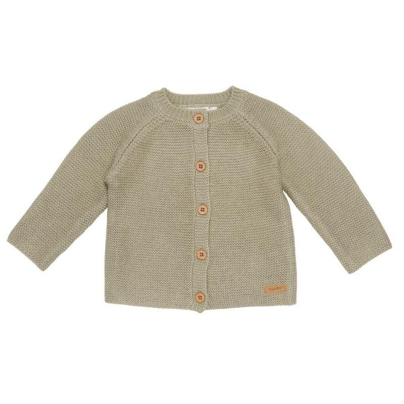 Little Dutch - Cardigan Tricotti "Verde Oliva" 50/56