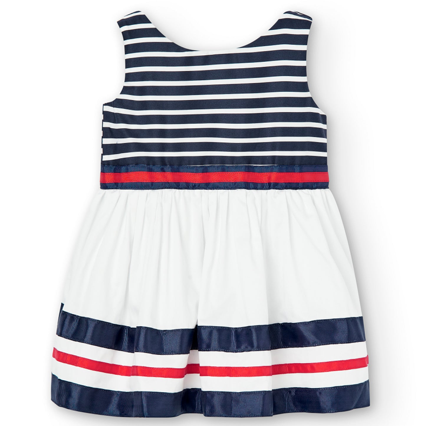 BOBOLI - Vestito satin smanicato bimba